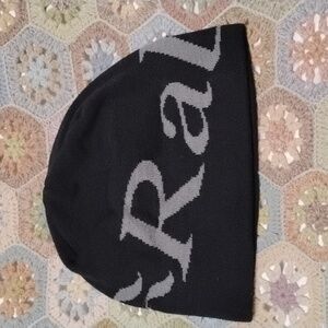 RAB Black Logo Beanie One Size
